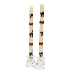 Alley Cat Dinner Candles - Set Of 2
