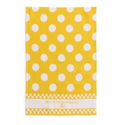 Argyle Dish Towels - Yellow - Set Of 3