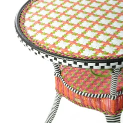 Breezy Poppy Outdoor Cafe Table