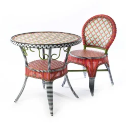 Breezy Poppy Outdoor Cafe Table