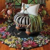 Butterfly Garden Rug - 6' Round