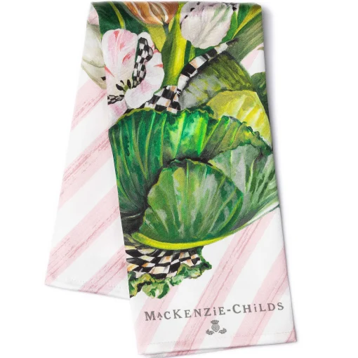 Cabbage Bouquet Dish Towel