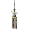 Ceramic Bird Tassel - Black & White