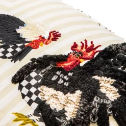 Chicken And Rooster Lumbar Pillow