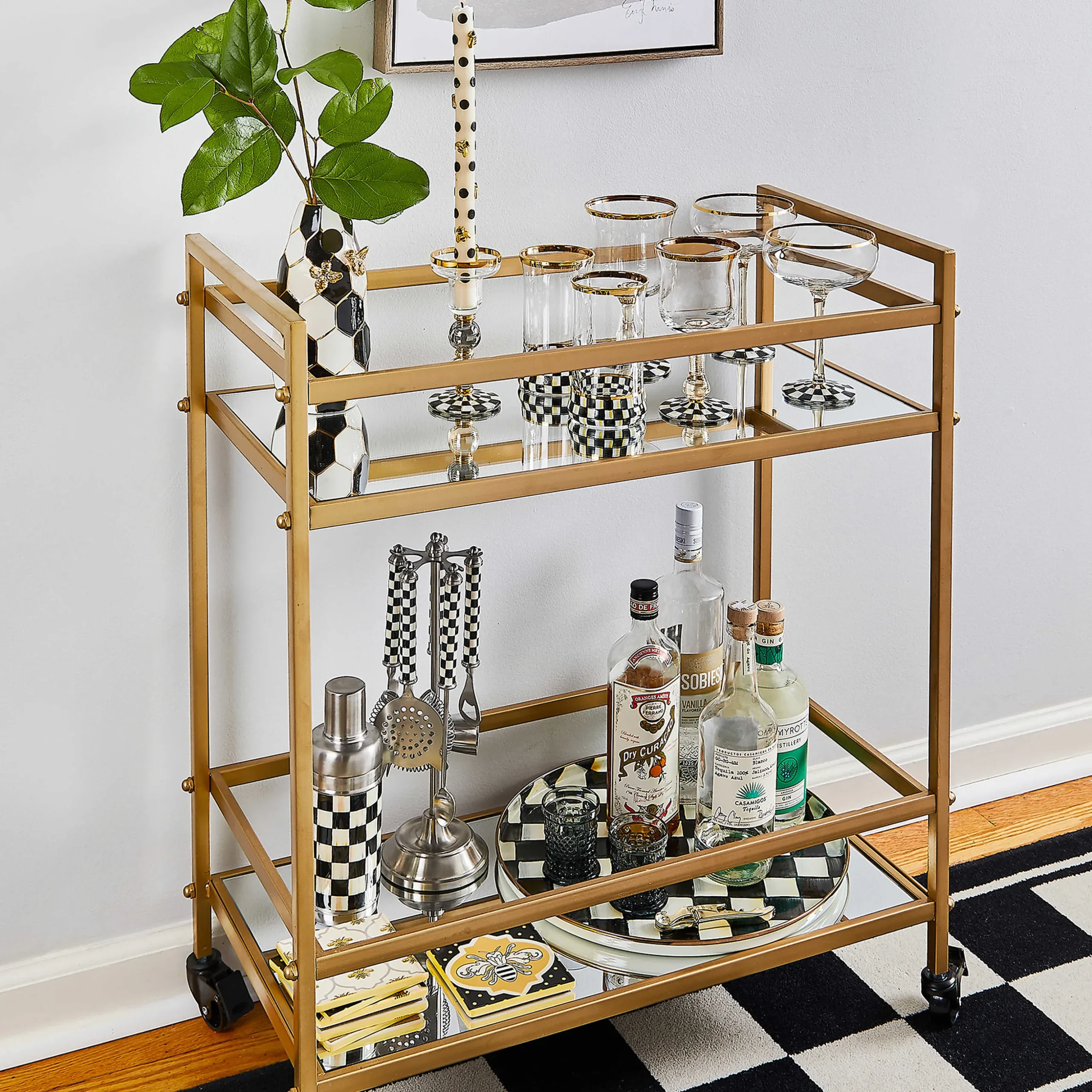 3260 Cocktail Shaker - Courtly Check