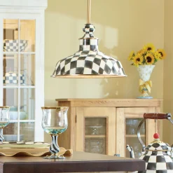 Courtly Check Barn Pendant Lamp - 12"