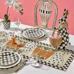 Courtly Check Basket Bunny