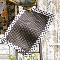 Courtly Check Black Sisal Rug - 2' X 3'