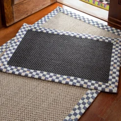 Courtly Check Black Sisal Rug - 2' X 3'