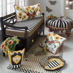 Courtly Check Butterfly Wall Decor