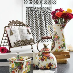 Courtly Check Cafe Curtains - Set Of 2