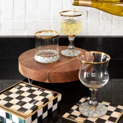 Courtly Check Cocktail Napkin Holder