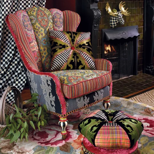 Courtly Check Curtain Panel