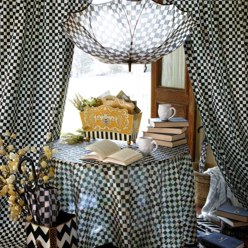 Courtly Check Curtain Panel