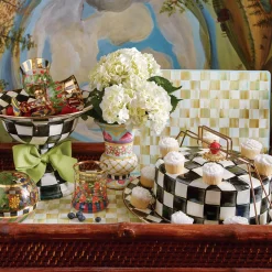 Courtly Check Enamel Cake Carrier