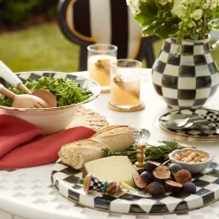 Courtly Check Enamel Cheese Course
