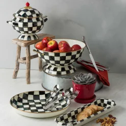 Courtly Check Enamel Everything Bowl