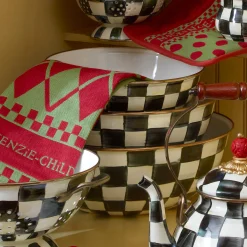 Courtly Check Enamel Everyday Bowl - Large
