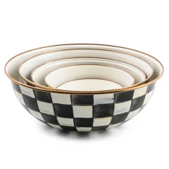 Courtly Check Enamel Everyday Bowl - Extra Large