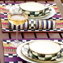 Courtly Check Enamel Everyday Bowl