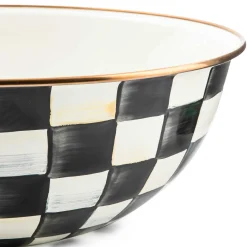 Courtly Check Enamel Everyday Bowl - Extra Large