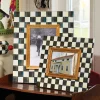 Courtly Check Enamel Frame - 4" X 6"