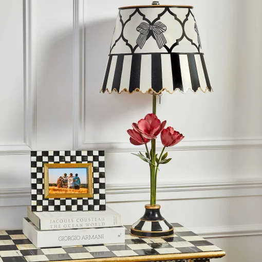 Courtly Check Enamel Frame - 4" X 6"