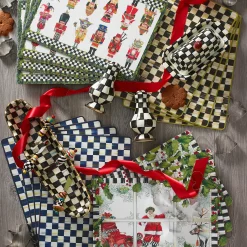 Courtly Check Enamel Large Salt & Pepper Shakers