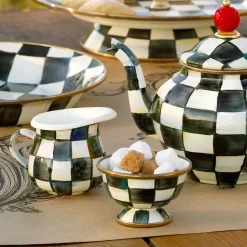 Courtly Check Enamel Little Sugar Bowl