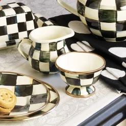 Courtly Check Enamel Little Creamer