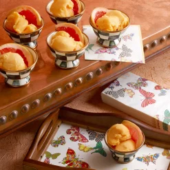 Courtly Check Enamel Little Sugar Bowl