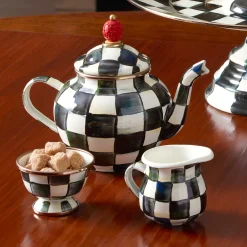 Courtly Check Enamel Little Sugar Bowl