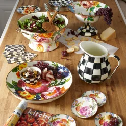 Courtly Check Enamel Pitcher