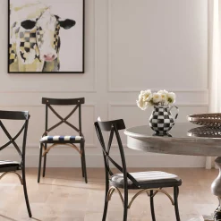 Courtly Check Enamel Pitcher