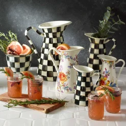 Courtly Check Enamel Practical Pitcher - Medium