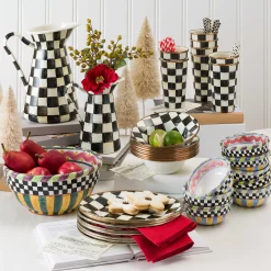 Courtly Check Enamel Practical Pitcher - Large