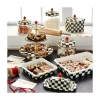 Courtly Check Enamel Recipe Box