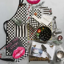 Courtly Check Enamel Recipe Box