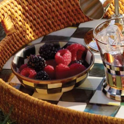 Courtly Check Enamel Relish Dish