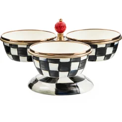 Courtly Check Enamel Triplicity