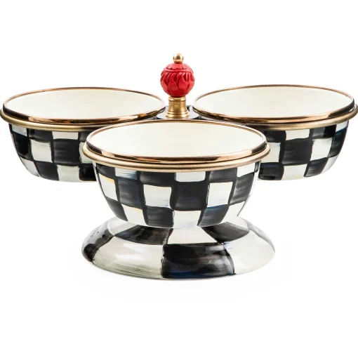 Courtly Check Enamel Triplicity