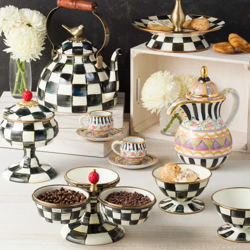 Courtly Check Enamel Triplicity
