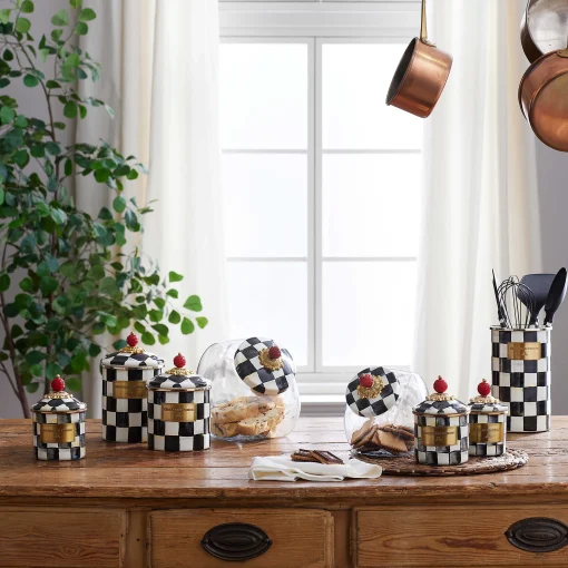 Courtly Check Enamel Utensil Set