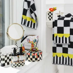 Courtly Check Enamel Vanity Mirror