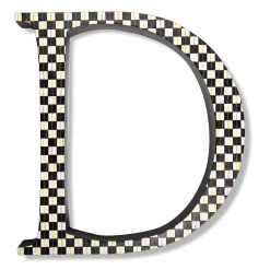 Courtly Check Letter - D
