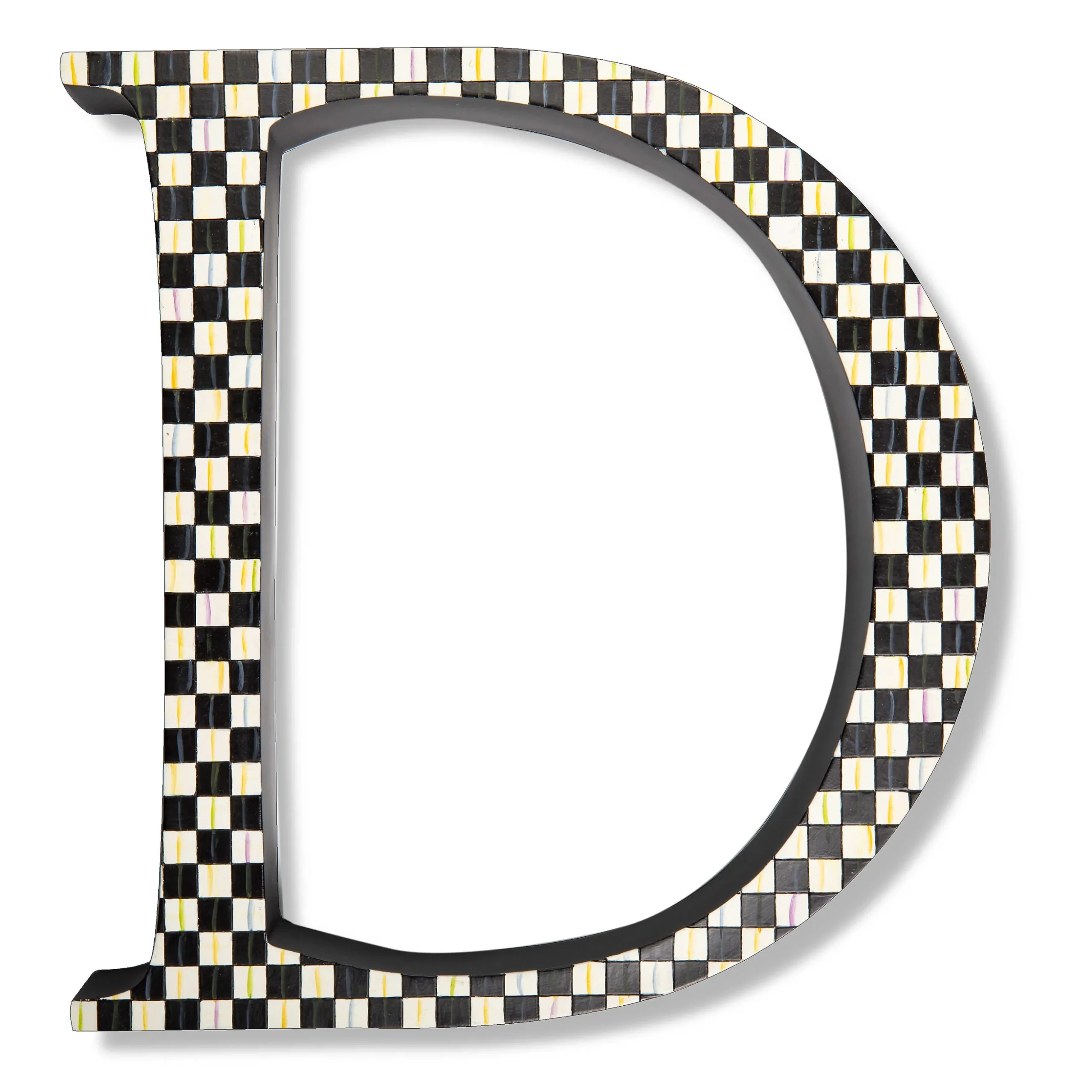 Courtly Check Letter - D