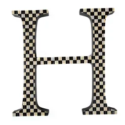 Courtly Check Letter - H