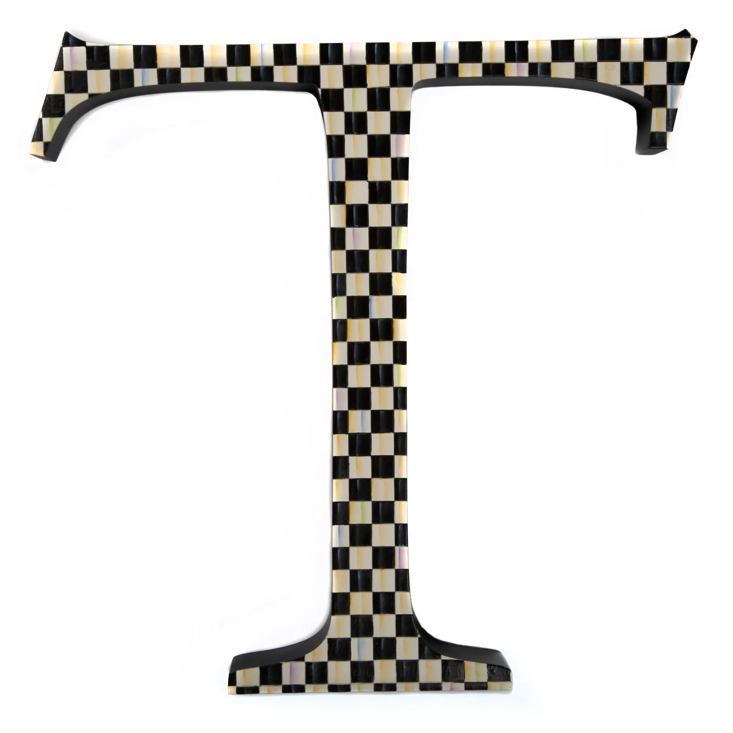 Courtly Check Letter - T