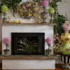 Courtly Check Pedestal Tabletop Urn