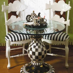 Courtly Check Pedestal Table Base
